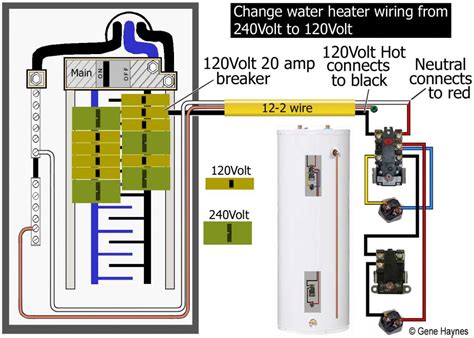 water heater electrical wiring