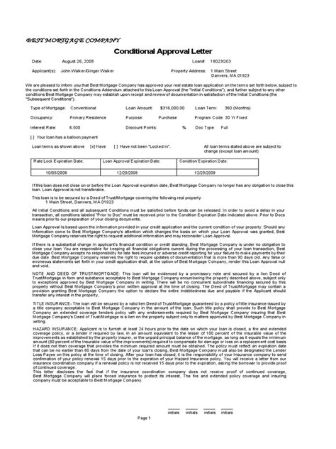 mortgage commitment letter template resume letter