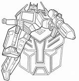 Optimus Transformer Transformers Autobots Coloring4free Popular Decepticon sketch template