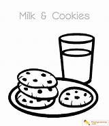 Cookie Coloring Kids Sheet Date sketch template