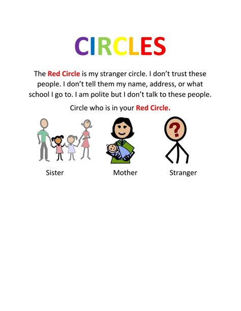 printable circles curriculum worksheets printable worksheets