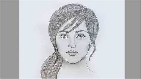 draw face  beginners easy   draw  realistic face youtube
