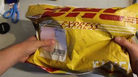 dhl worldwide express delivery unboxing youtube