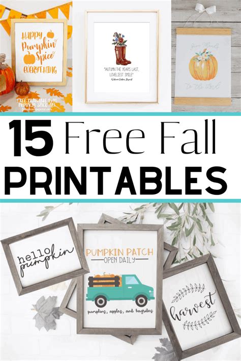 beautiful  fall printables decorating  fall   budget