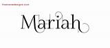Mariah Name Tattoo Designs Decorated Freenamedesigns sketch template