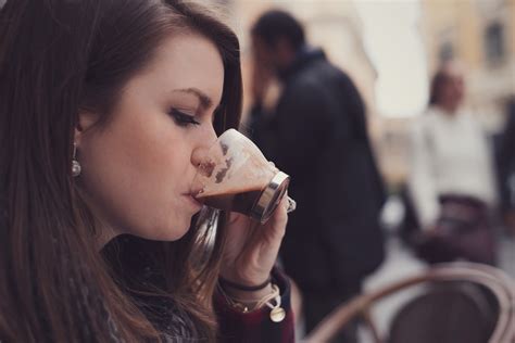 woman drinking coffee royalty  stock photo