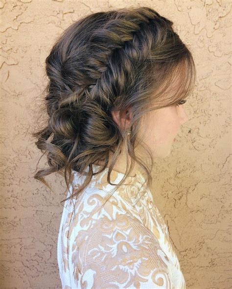 Side Swept Hairstyle Romantic Wedding Hairstyles For