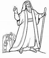 Moses Coloring Pages Printable Kids Bush Burning Coloringme sketch template