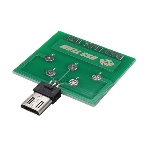 Micro Usb 5 Pin Pcb Test Board Module For Android Battery