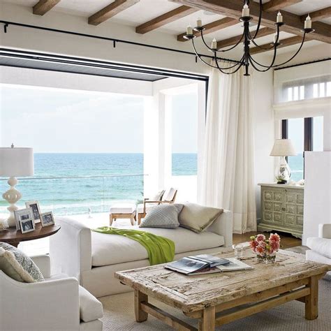 beautiful coastal living room decor ideas    summer
