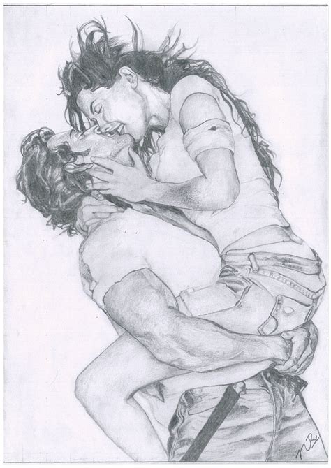 couple sex pencil drawing