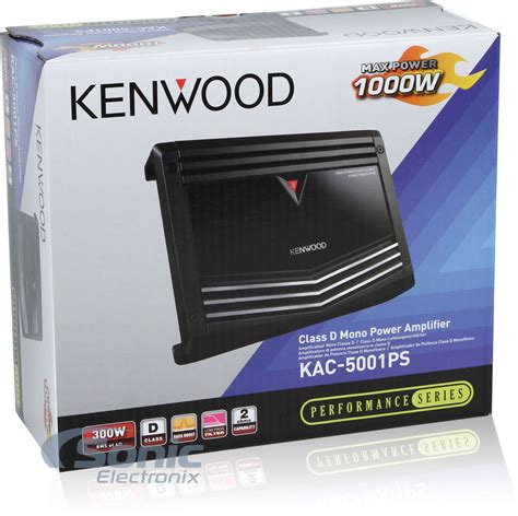 kac ps monoblock  performance series amplifier kenwood