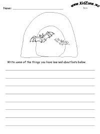 kidzone bat activities