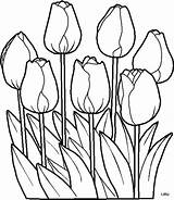 Bordar Plantillas Tulipanes sketch template