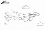 Airlines sketch template