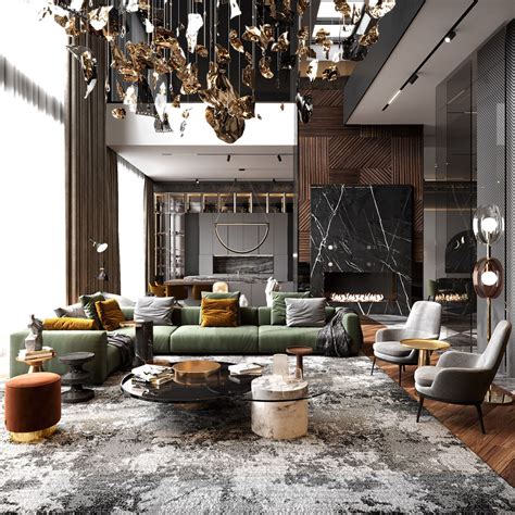 residential house  dubai spacesarchitects  behance luxury living room decor luxury home