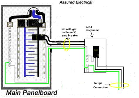 eaton  amp gfci breaker wiring diagram hot tub electrical installation hookup gfci brown