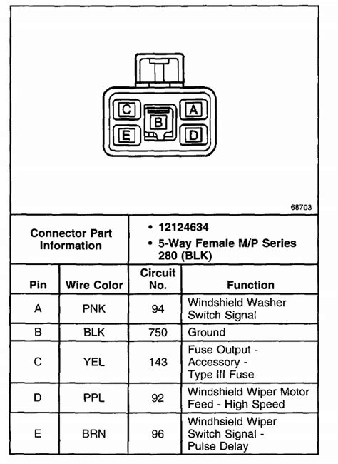 chevy wiper motor wiring diagram  gm wiper motor wiring diagram wiring diagram list
