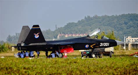 falcon eagle stealth fighter jet arrives  zhuhai  chinese military review