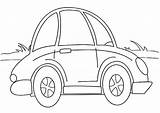 Cartoon Coloring Car Pages Beetle Cars Color Template sketch template