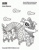 Coloring Year Chinese Lion Dance Dragon Pages Kids Printable Printables Color Lunar Print Sheets Paper China Easy Fun Head Popular sketch template