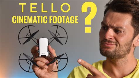 dji tello drone cinematic footage youtube