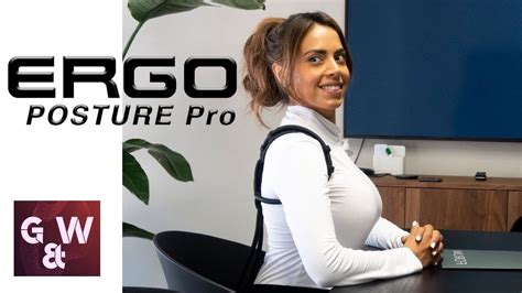 ergo posture pro powerful support  perfect posture youtube
