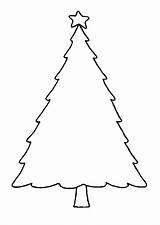 Tree Christmas Outline Pages Coloring Trees Colouring Template Banyan Color Clipart Drawing Printable Blank Getcolorings Colorluna Templates sketch template
