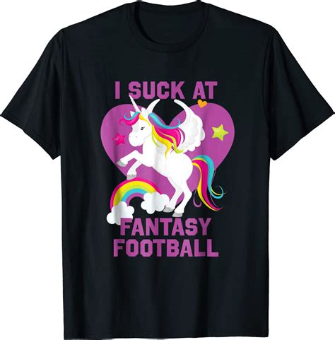 I Suck At Fantasy Football Funny T Shirt Clothing