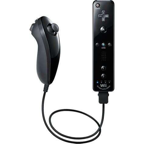 wii nunchuk wii remote  black nintendo official uk store