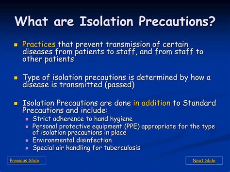 isolation precautions guidelines  perioperative services powerpoint  id