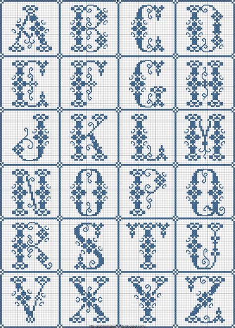 alfabeto  bordar em ponto cruz alfabeto ponto cruz ponto cruz ponto de cruz facil