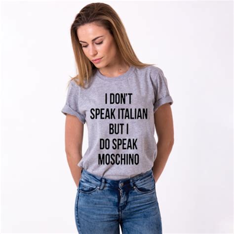i don t speak italian but i do speak letter print women tshirts cotton