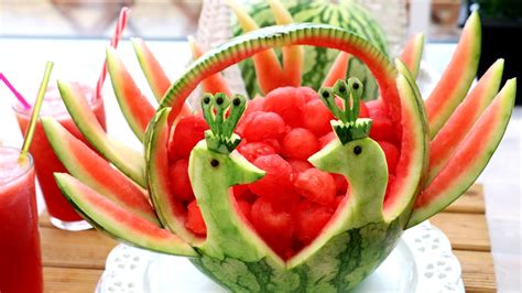 italypaul art  fruit vegetable carving lessons art  watermelon