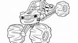 Blaze Monster Coloring Pages Truck Machine Machines Printable Kleurplaat Para Colorear Robot Colouring Template Dragster Color Fuel Print Pintar Getdrawings sketch template