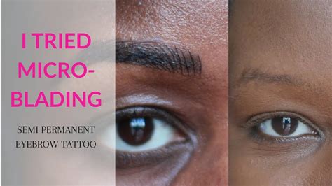 microblading review  dark skin black woman  color