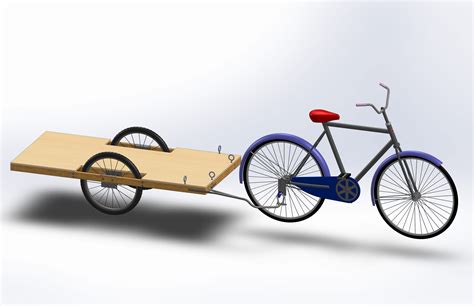 build  bicycle cargo trailer  steps  pictures