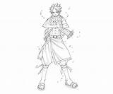 Natsu Fairy Tail Pages Coloring Printable Smile Fight Dragneel Template Another sketch template