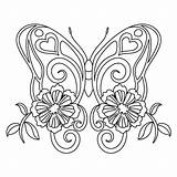 Mariposa Colorear Mariposas Valoraciones Tablero Fáciles sketch template