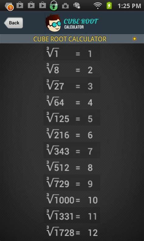 cube root calculator  android apk
