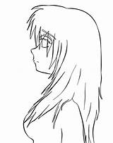 Sad Lineart Chann Queeky sketch template
