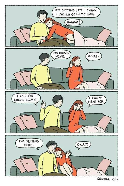 Pin By Lucky W On Couple Cute Couple Comics Love Cartoon Couple