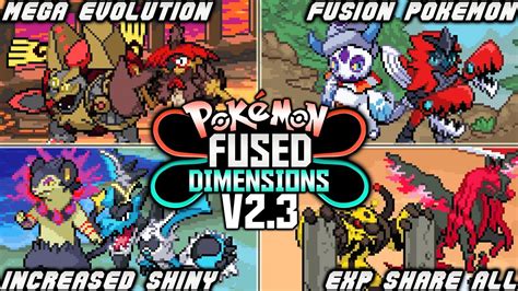 updated pokemon gba rom  mega evolution gen  fusion increased
