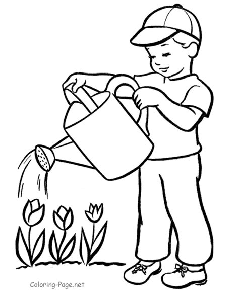 water plants coloring pages coloring pages
