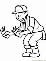 Coloring Pages Farmer Farm People Gardener Clipart Cliparts Printable Cartoon Dell Colouring Kids Color Coloringpagebook Library Google Comments Book Advertisement sketch template