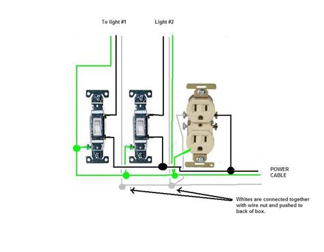 wiring diagram  light switch  outlet collection wiring collection