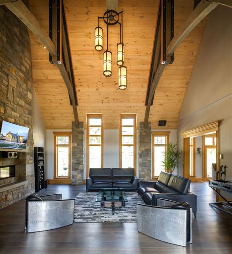 rustic contemporary mountain style home  innovative