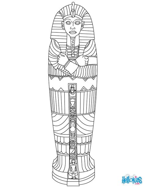 sarcophagus illustration ancient egypt crafts ancient egyptian art