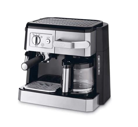 delonghi combi espresso  filter coffee machine silver bco electronics furniture store