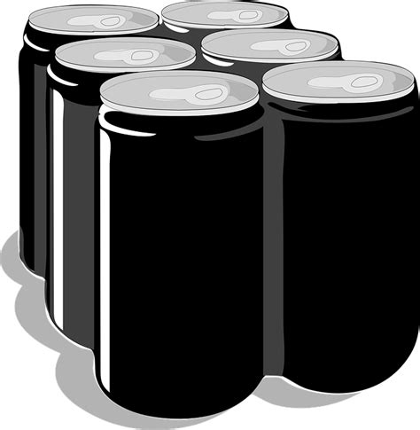 cans tins  pack  vector graphic  pixabay